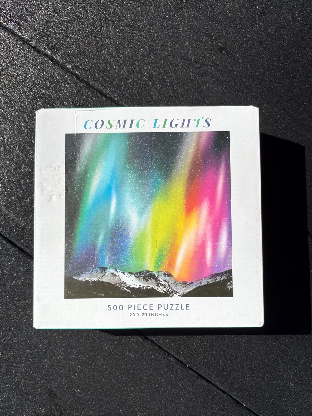 NIB Galison Cosmic Lights 500 Piece Puzzle